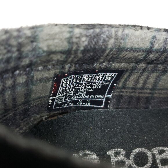 Skechers BOBS Womens Size 8.5 Black Memory Foam Slip-On Shoes - Picture 9 of 9